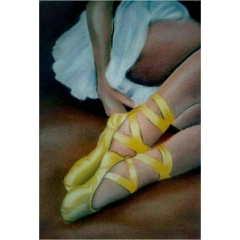 

Full Diy Diamond Painting Embroidery Cross Stitch Ballet woman legs For Christmas Gift Diamond Mosaic Needlework Art stickers