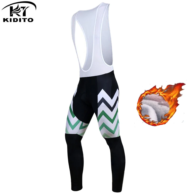 KIDITOKT длинные штаны для велоспорта теплые зимние теплые флисовые мужские 3D гелевые велосипедные спортивные колготки Mtb мужские Ropa Ciclismo - Цвет: color 5