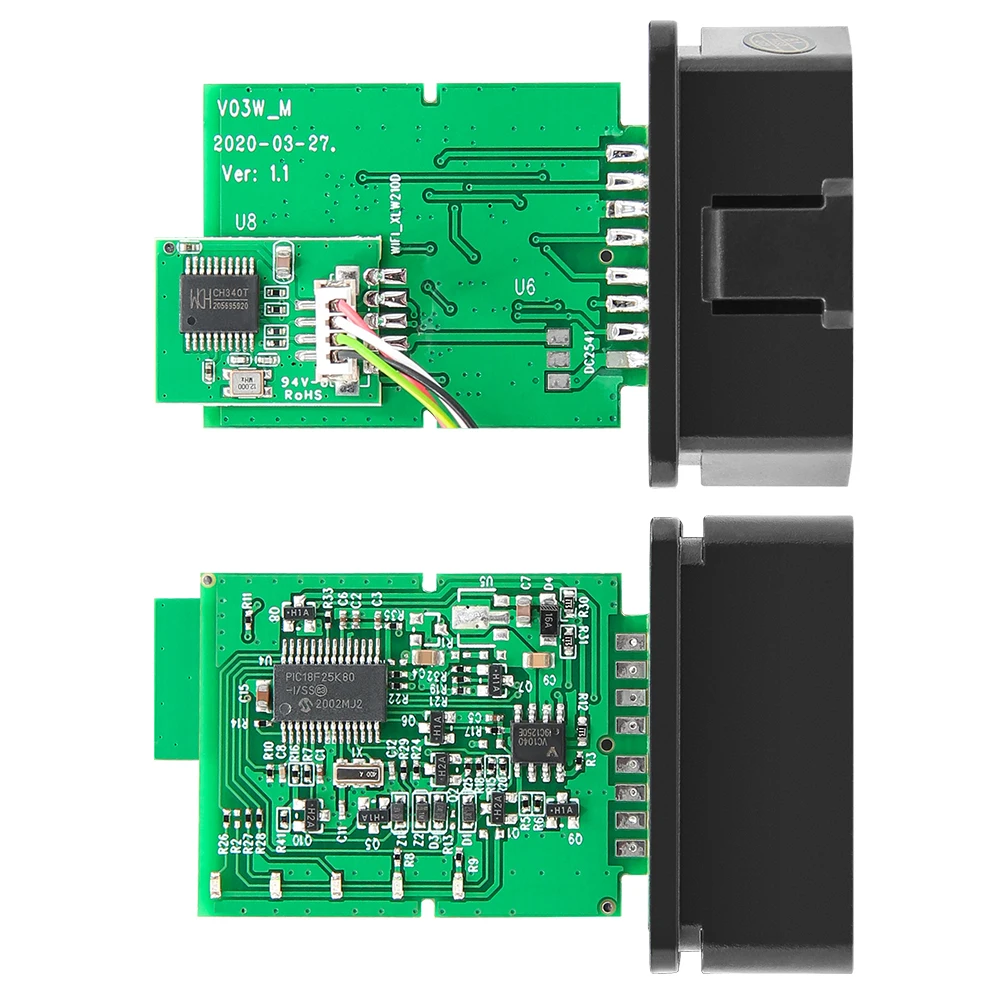 Автомобильный диагностический сканер ELM327 V1.5 PIC18F25K80 USB для FORScan OBD2 OBDII MINI ELM 327