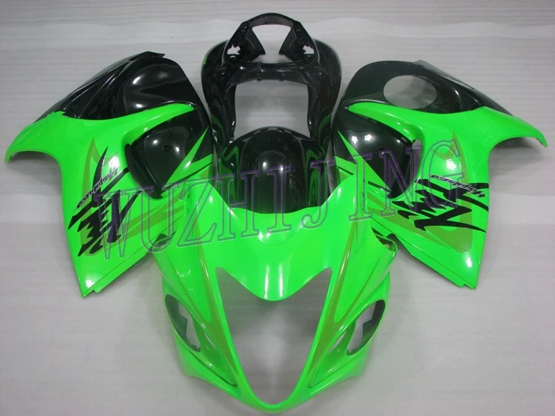 Обтекатель мотоцикла HAYABUSA 2012 наборы кузова HAYABUSA 2010 зелено-черные Обтекатели GSX-R1300 2008