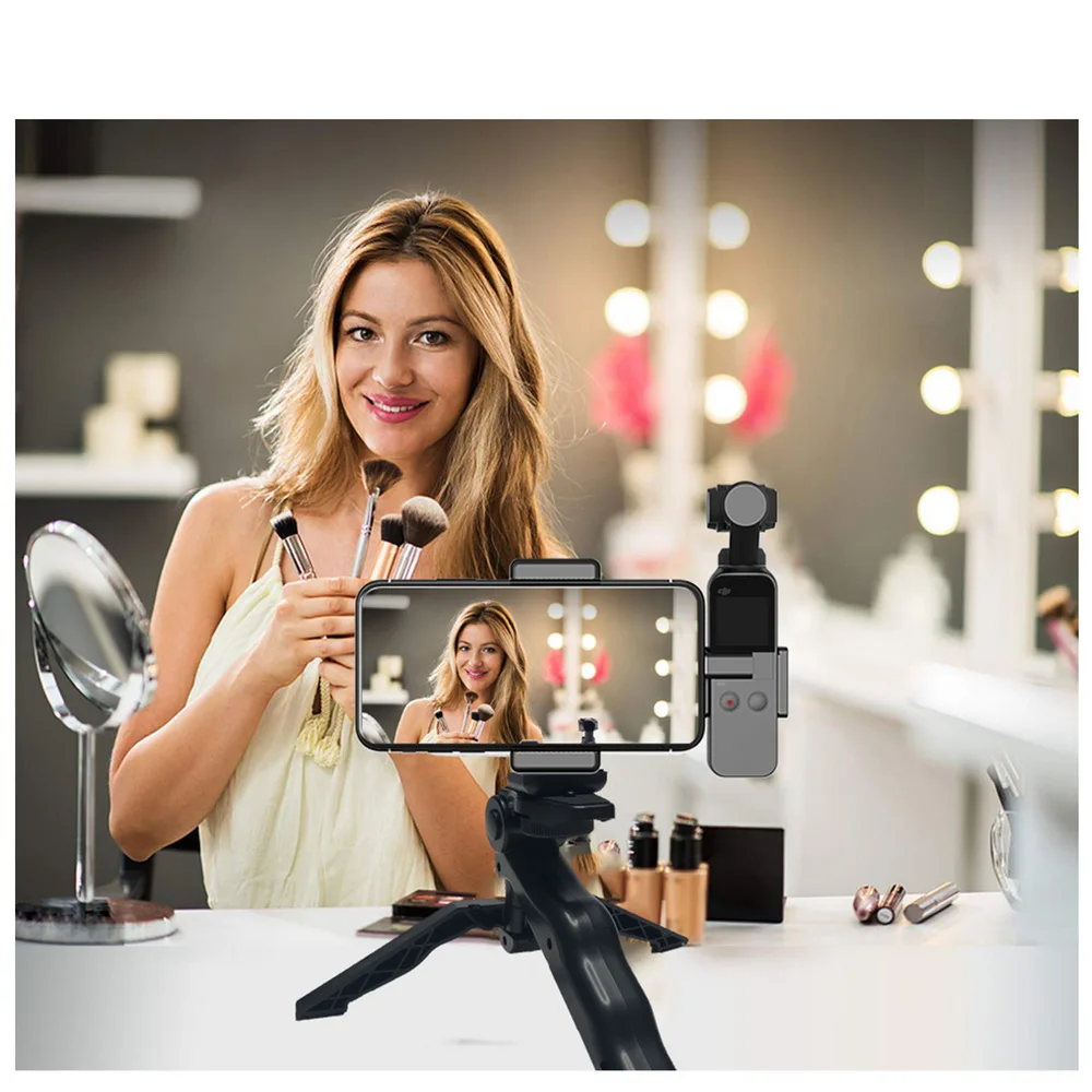 Для DJI OSMO Карманная камера смартфона Держатель подставка держатель мобильного телефона палка для селфи кронштейн телефон клип r29