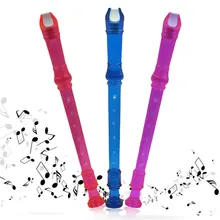 Кларнет флейта раннее образование детей рекордер 3 цвета восемь отверстий прочный Пенни свисток духовой музыкальный инструмент игрушки