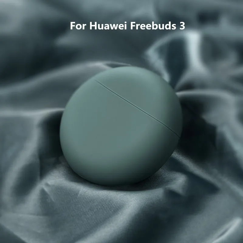 Мягкий силиконовый чехол для Huawei Freebuds 3 однотонная Беспроводная Bluetooth гарнитура