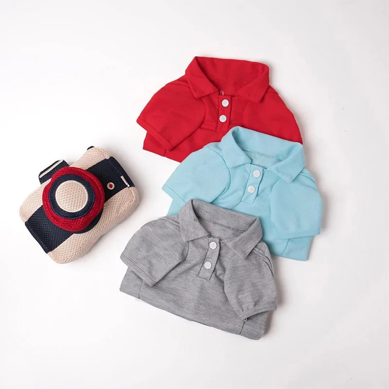 Dog Polo Shirt Pure Design Pets Dogs Clothing for Small Medium Dog