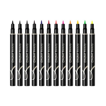 

12 Color Eyeliner Pen Long-lasting Waterproof Sweat-proof Not Blooming Liquid Eyeliner Durable Quick Dry Liquid Eye Liner TSLM1