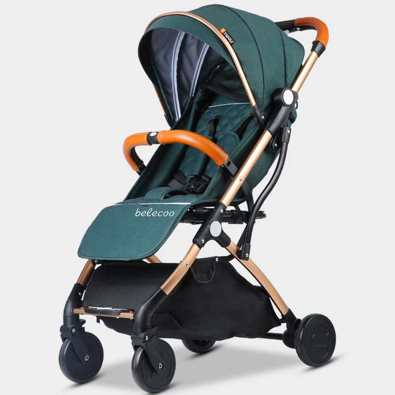 Belecoo baby stroller stroller folding folding portable trolley Free shipping