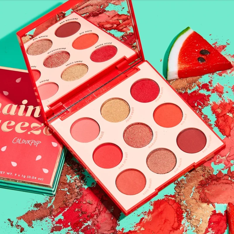 Colourpop 9 Цвета main squeeze блеск и матовая палитра теней для век