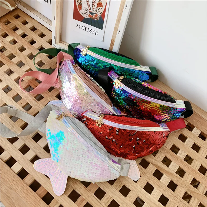

Sequin CHILDREN'S Pockets 2019 Autumn New Export Hot Selling Ultra-Light Scale Chest Pack 2-5-Year-Old Baby Trim Package