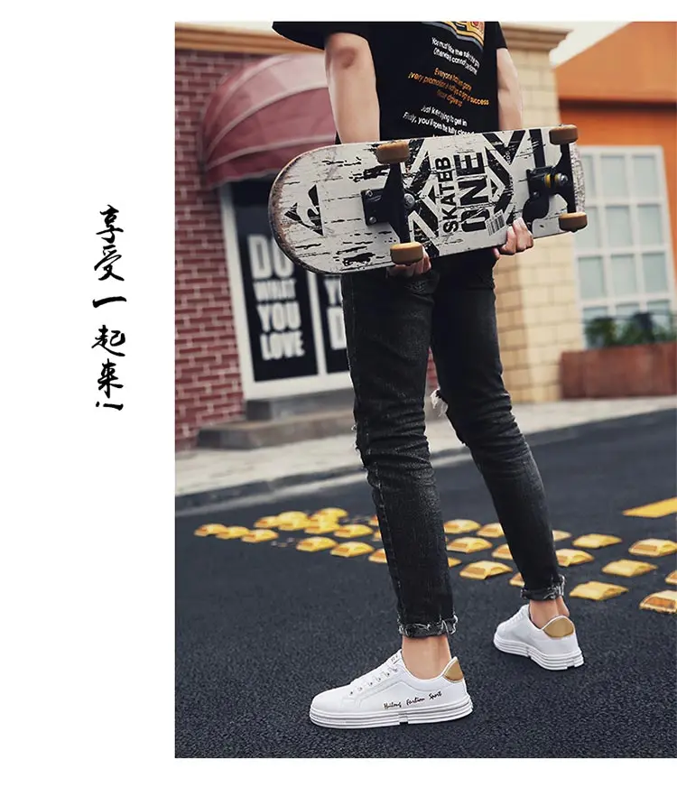 new explosion models autumn Korean version of the trend wild popular men's shoes casual canvas shoes shoes white shoes