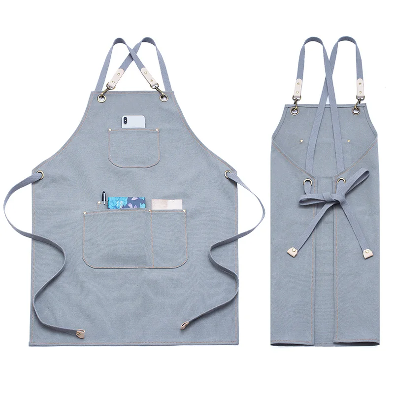 

Sleeveless Apron Modern Simple Restaurant Overalls Antifouling Aprons Household Products Kitchen Supplies Art Students Available