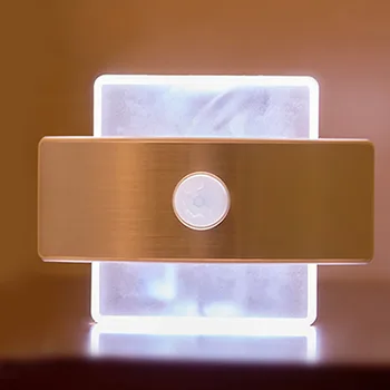 

USB Rechargeable Home Lamp Wall Mounted 3 Modes Acrylic Motion Sensor Durable Led Indoor