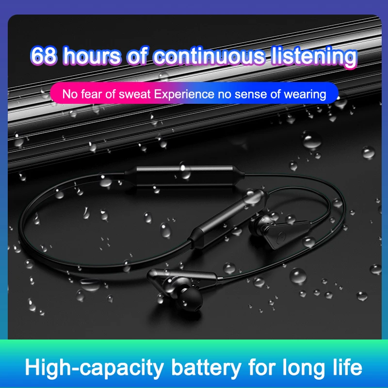 IWALK Bluetooth 5 0 Wireless Headphones Double Charging Wear NO Pain Magnetic Adsorption Storage IPX5 Waterproof Sport Earphones