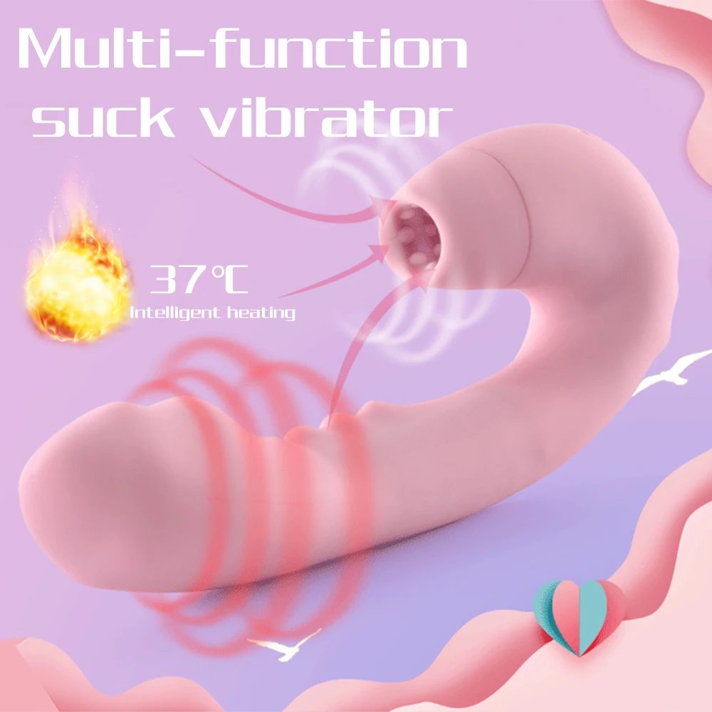 Rotating Dildo Vibrator Sex Toy for Women Heating G-Spot Nipple Clitoris Stimulation Sucking Vibrator Waterproof Sucker Vibrator (11)