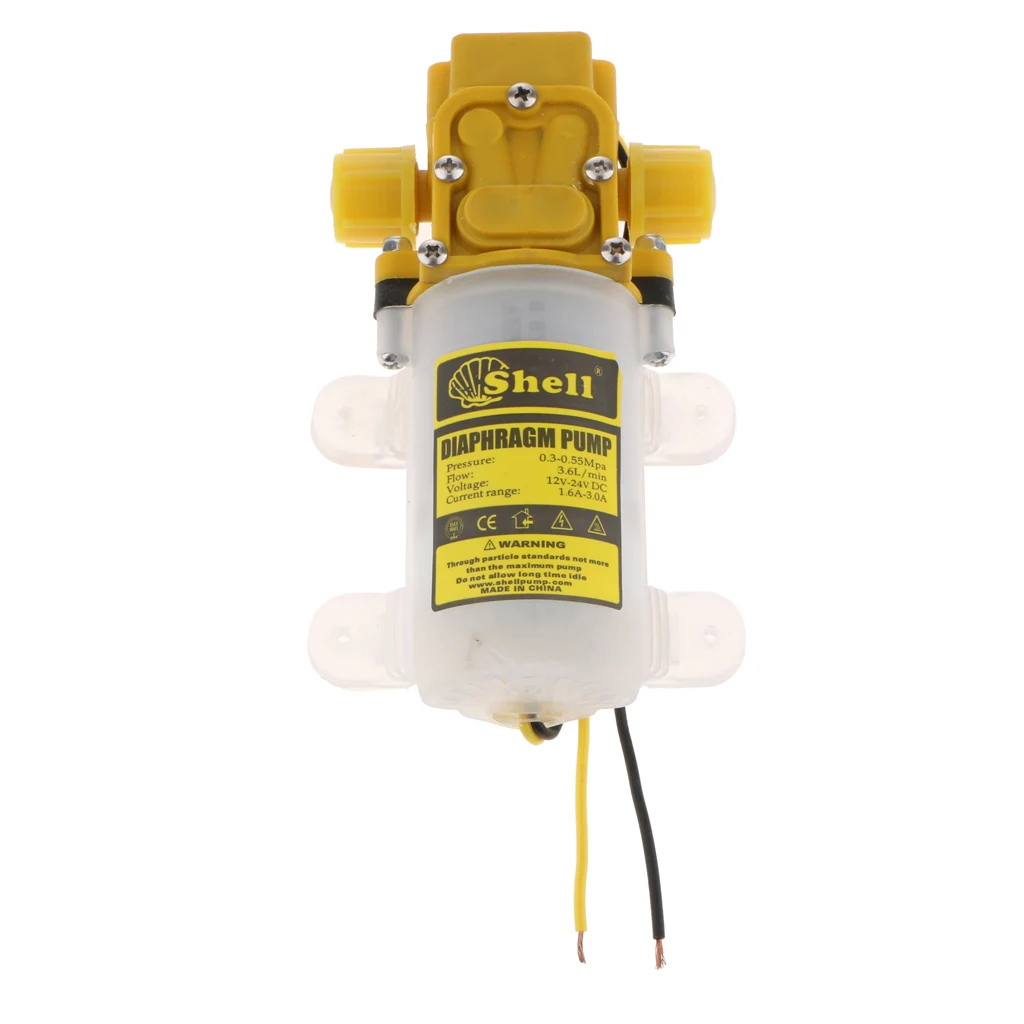 DC 12V 58PSI 2L/Min Water Pressure Diaphragm Pump Self Priming Sprayer Pump