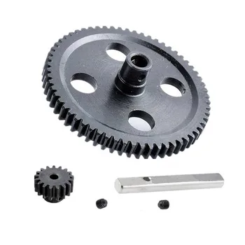 

Metal Gear 0088 Main Diff Gear Center 0015 Reduction Gears Kit 62T+17T for WLtoys 1/12 12428 12423 RC Crawler Truck Upgrade Part