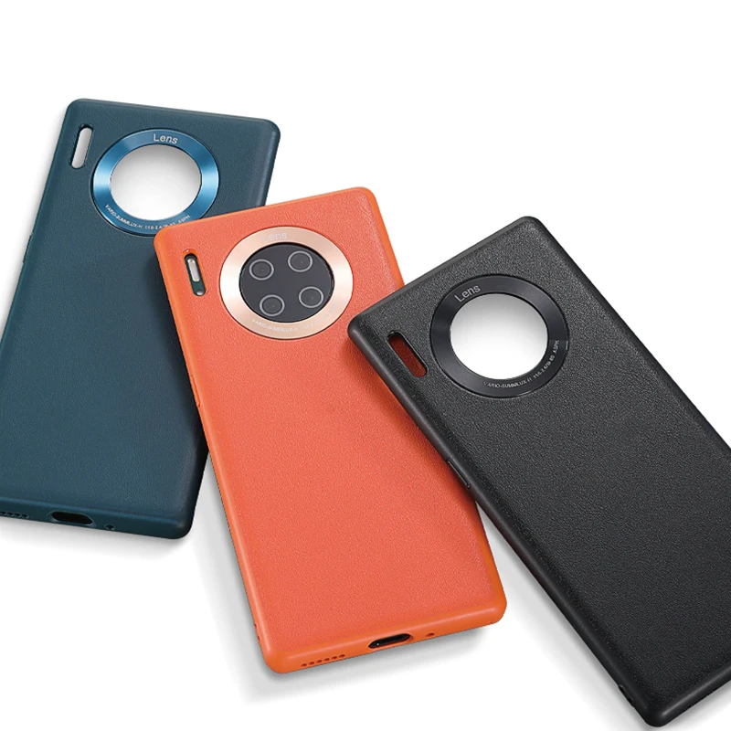 

Leather Phone Case For Huawei Mate 30 Pro Ultra Thin Protective Hard PC Business Shockproof Cover For Huawei Mate 30 Pro