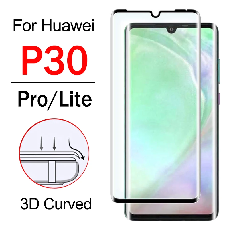 

P30 Light Protective Glass On For Huawei P 30 Pro Lite Screen Protector Hwawei 30P Lights P30Pro Armor 3D Tempered Glas 9H Film