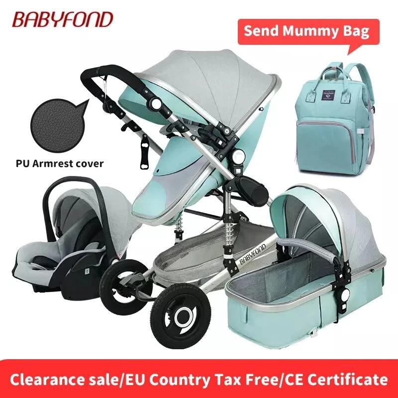 Poussette Legere 3 En 1 Pour Enfant De 0 A 36 Mois Chariot Haut De Nouveau Ne Voiture De Balade Des Bambins Aliexpress