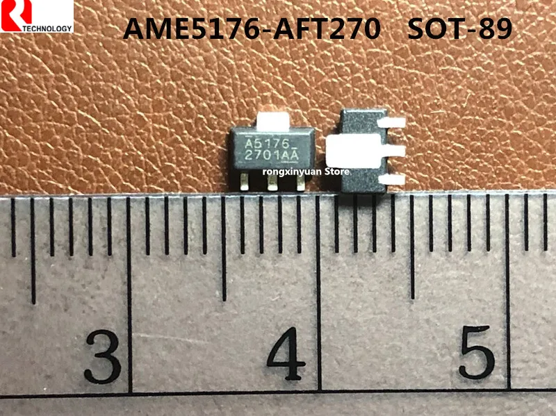 10 шт./лот AME5176-AFT270 2 7 V SOT-89 AME5176 A5176 синхронный повышающий преобразователь с низким