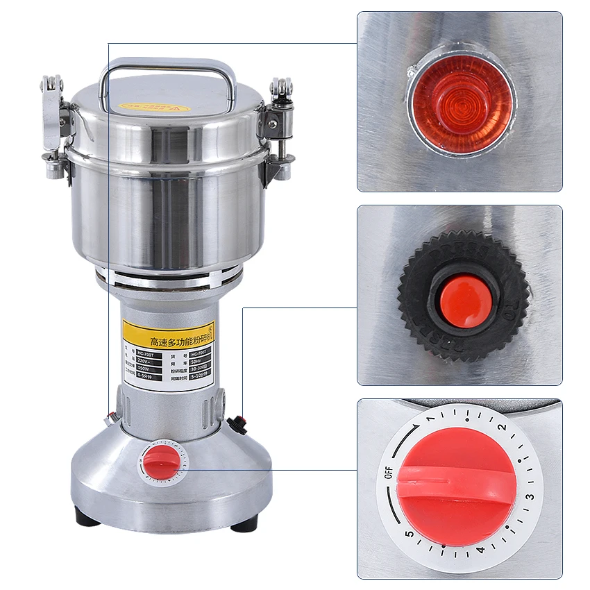 1 шт. HC-700 220 В/110 В Многофункциональный 700 г Мясорубки электрические травяной муки Кофе измельчители Еда мельнице машина