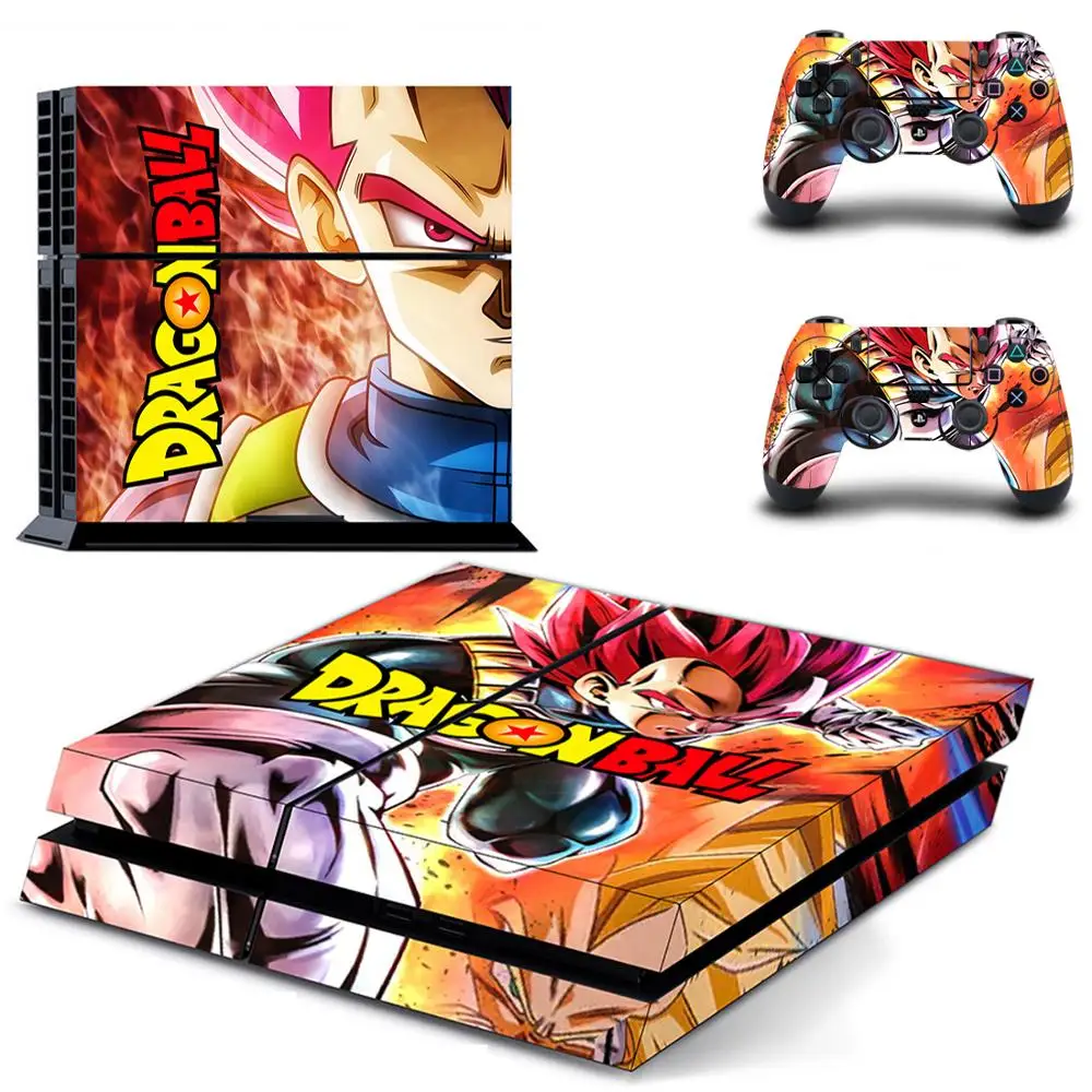 QPTM0044 Dragon Ball полное покрытие PS4 наклейка s Play station 4 Кожа Наклейка для playstation 4 PS4 консоль и контроллер Скины Виниловые - Цвет: QPTM0044