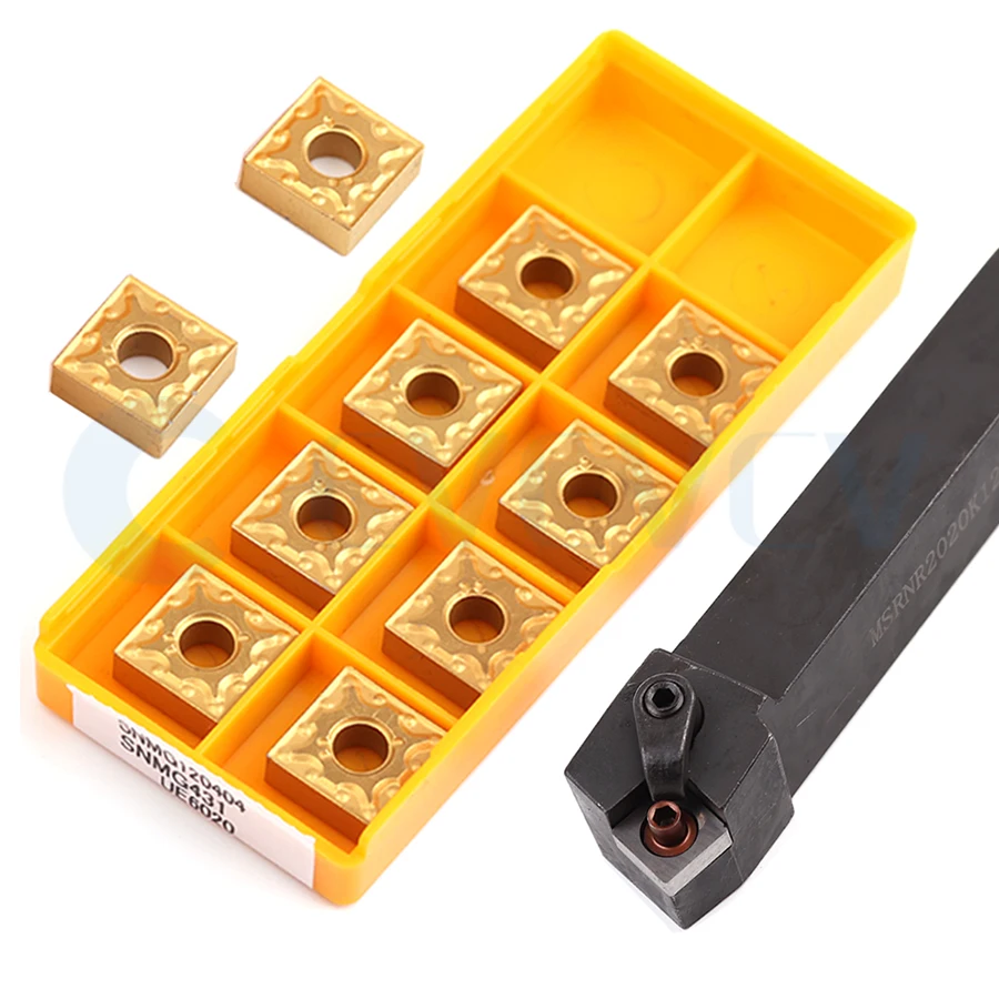 1Pcs MSRNR2020K12 MSRNL MSRNR2525 CNC Lathe External Turning Tools Holder +10Pc SNMG Carbide insert High Strength Precision | Инструменты