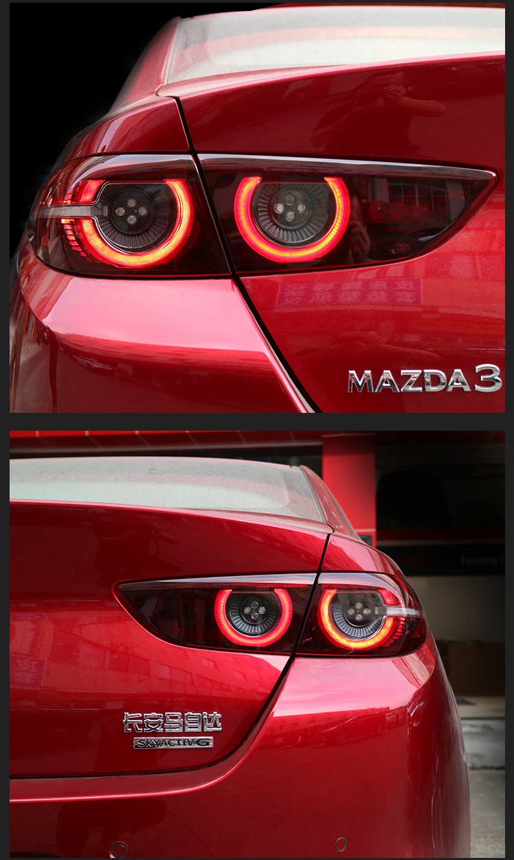 1 комплект 2020 2021y задний фонарь для Mazda3 mazda3 хвост светильник axela головной