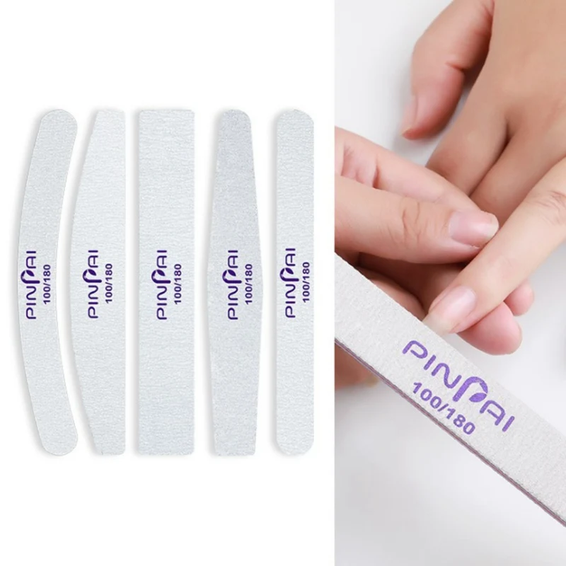 5 шт. полировальные пилки различной формы для профессионального маникюра аксессуары для дизайна ногтей SC54