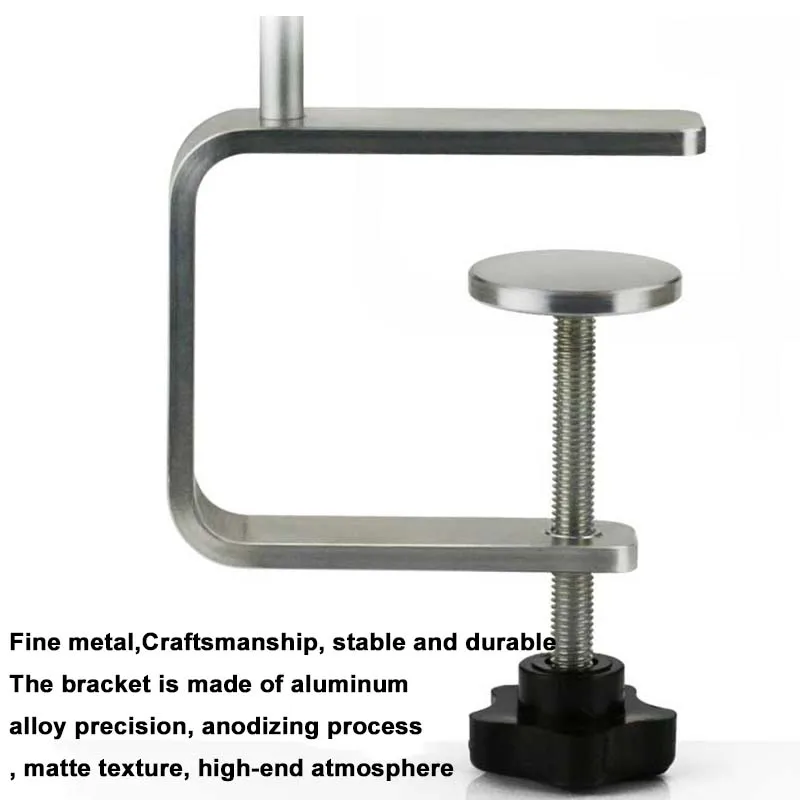 Universal Metal Headphone Holder Adjustable Desktop Headphones Clip Holder Bracket Aluminum Alloy Desk Display Shelf