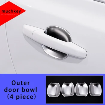 

Outer Door Bowl Molding Trim For Jaguar 4pcs Chrome Of Xfl