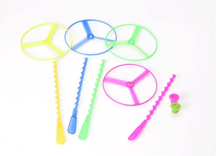 3 шт. креативные Детские Обучающие ностальгические игрушки из бамбука Стрекоза Вращающиеся двойные летающие листья пластиковые игрушки DIY