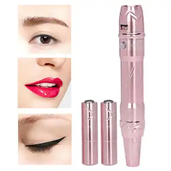 

Microblading Pen Semi-Permanent Makeup Eyebrow Lip Eyeliner Tattoo Machine US Plug 100-240V Professional Eyebrow Lip Tattoo Pen