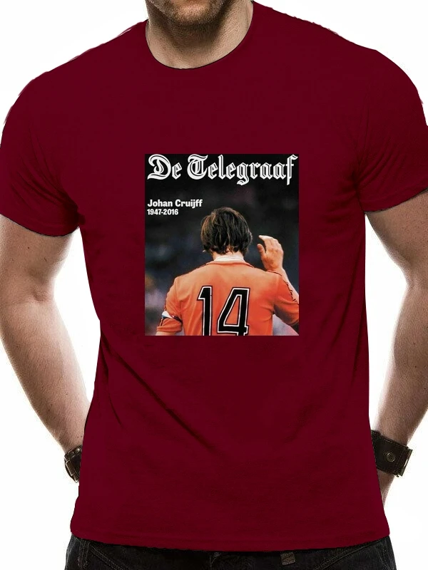 Controverse Versnel Bruin HOT Johan Cruyff 14 Retro Holland Football Player T Shirt Dutch Yohan Ajax  Tee Normal Short Sleeve Cotton T Shirts|T-Shirts| - AliExpress