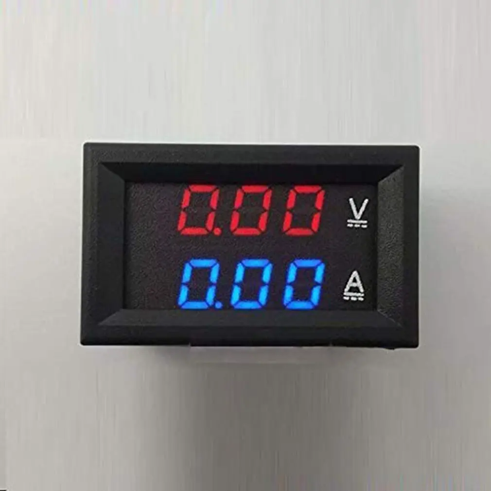 DC0-100V 100A Led Dc двойной дисплей цифровой измеритель напряжения и тока с тонкой настройкой цифрового напряжения Амперметр Прямая поставка