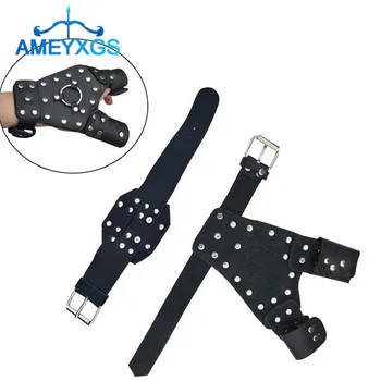 

Archery Protective Hand Guard Wristband Shooting Fishing Leather Glove Bracers Hand Protective Gear Hunting Shooting Accessories