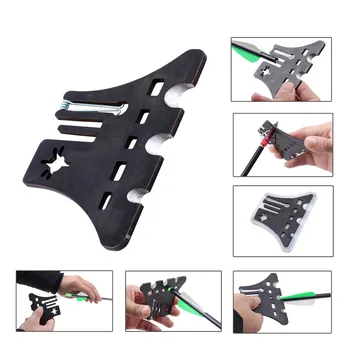 

Multifunctional Arrow Repair Tool Fletch Removing Gear Cleaner Bow Nock Adjusting Device for Archery Hunting Shooting 2020 New
