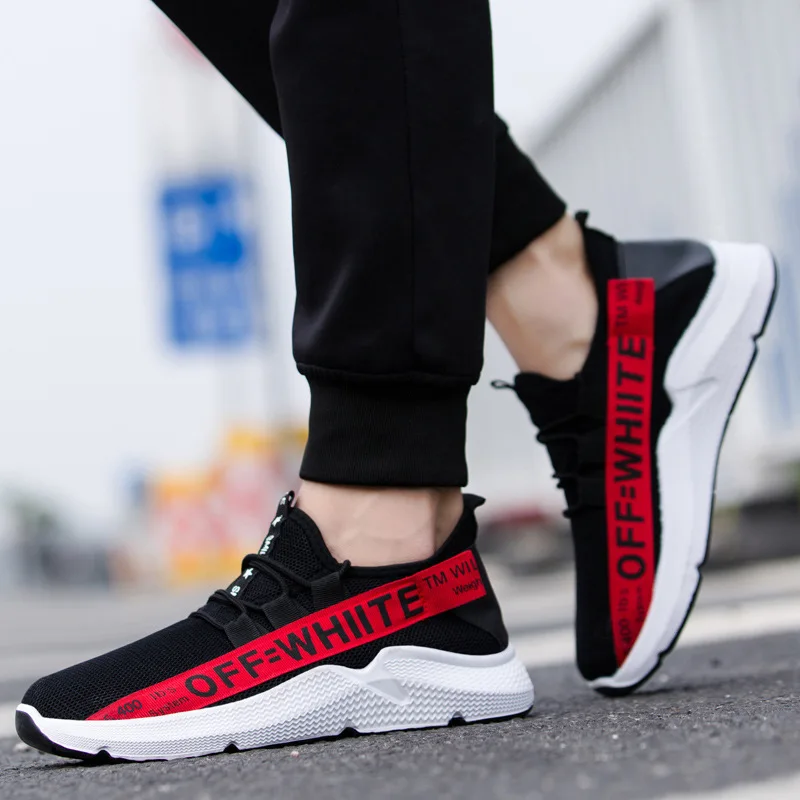 

Fly Woven MEN'S Shoes Autumn New Style Breathable Casual Coconut Running Shoes Sporty Shoes