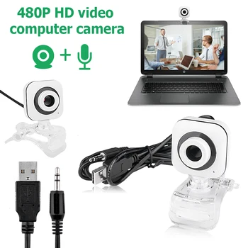 

480P HD Vedio Webcam Web Camera 640*480 Computer Camera Webcams Stream Camera For Live Webcast Chat Online Teaching