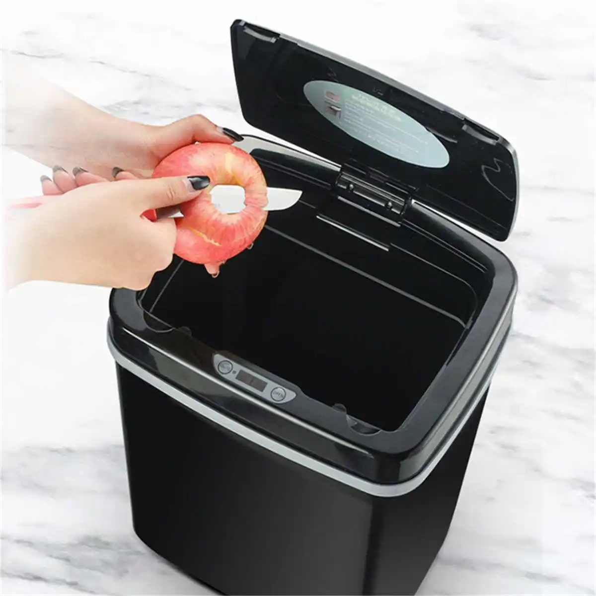 

12L Automatic Sensor Dustbin Smart Sensor Trash Can Induction Waste Bin PP Plastic Eco-friendly Dustbin Household Trash Bin