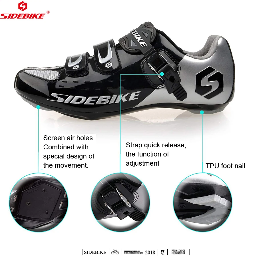 SIDEBIKE мужской женский дорожный велосипедная обувь MTB велосипедная обувь Сверхлегкая самоблокирующаяся велосипедная обувь кроссовки Sapatos de ciclismo