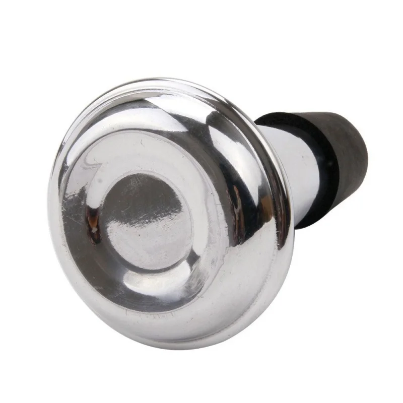 Silver Trumpet Metal Dampener Mute Aluminum Practice Mute Lightweight Small Size