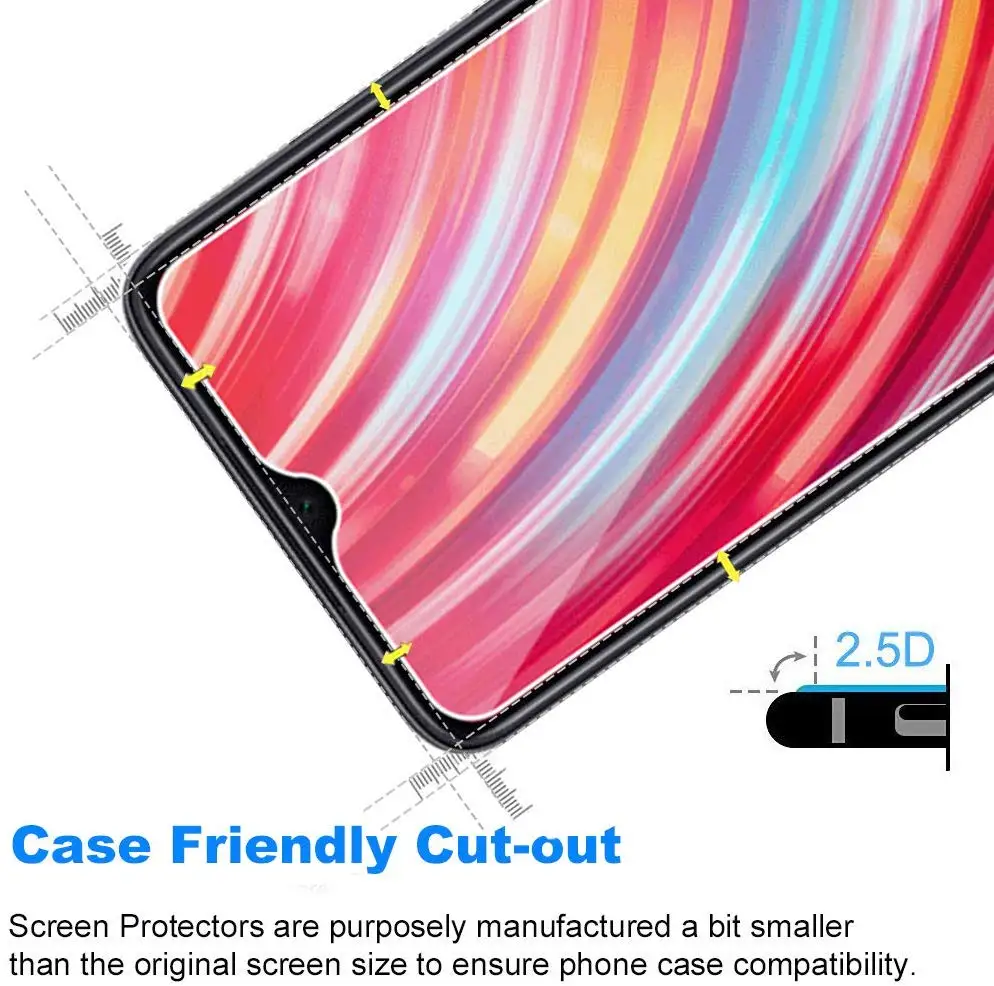 Защитное стекло для Xiao mi Red mi note 8 Pro, закаленное защитное стекло для экрана mi Xiomi Red mi note 8 pro Note8 8T 8A, пленка
