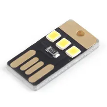 

LED Night Light Pocket Card Lamp Led Keychain Lamp Portable USB Power new