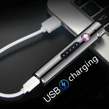 

Double Arc Plasma Lighter Square Electric Lighter Rechargeable USB Torch Cigarette Lighters Windproof Fast Ignition Accessories
