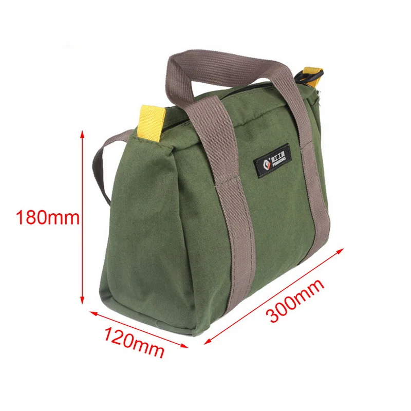 Oxford CanvasMultifunction Waterproof Hand Tool Storage Carry Bags Portable Pliers Metal Toolkit Parts Hardware Parts Organizer plumbers tool bag Tool Storage Items