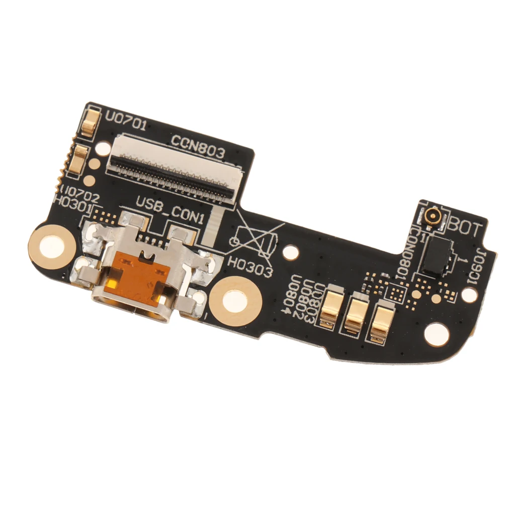 Charging Port Connector Board Repair Part, Charging Jack Replacement Flex Cable Assembly Fit for Asus Zenfone2 Smart Phone