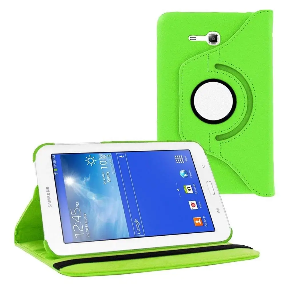 Funda de cuero giratoria de 360 grados para tableta Samsung Galaxy Tab 3 Lite 7 "T110 T111 Tab E T113 T116 SM 110 T113|Fundas de tablets libros electrónicos| - AliExpress