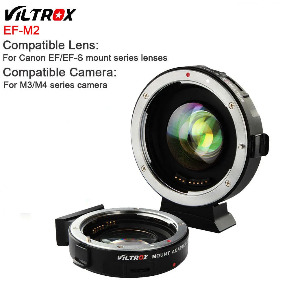 VILTROX EF-M2 II усилитель скорости Автофокус 0.71x апертура фукал редуктор для объектива Canon M4 M3 panasonic olympus M43 камера gh10