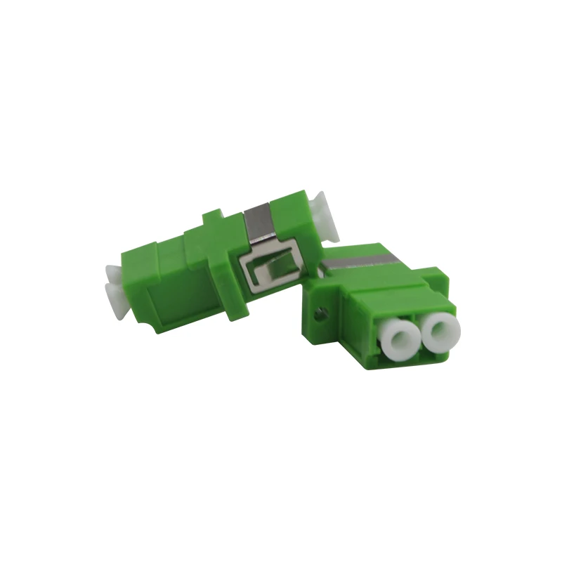 LC APC Duplex single-mode Fiber optic Adapter LC Optical fiber coupler LC APC Fiber flange LC connector