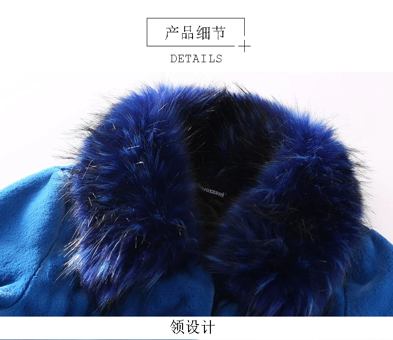 Nerazzurri зимнее пальто из искусственного меха для женщин с бренд Fox fur Trim синий Пушистый Теплый искусственная Меховая куртка Роскошные шубка Из искусственного меха 5xl 6xl женская шуба из искуственного меха